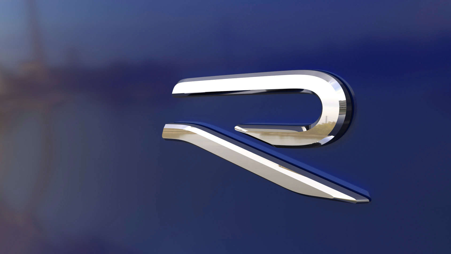 Volkswagen R performance sub-brand logo introduced in 2019