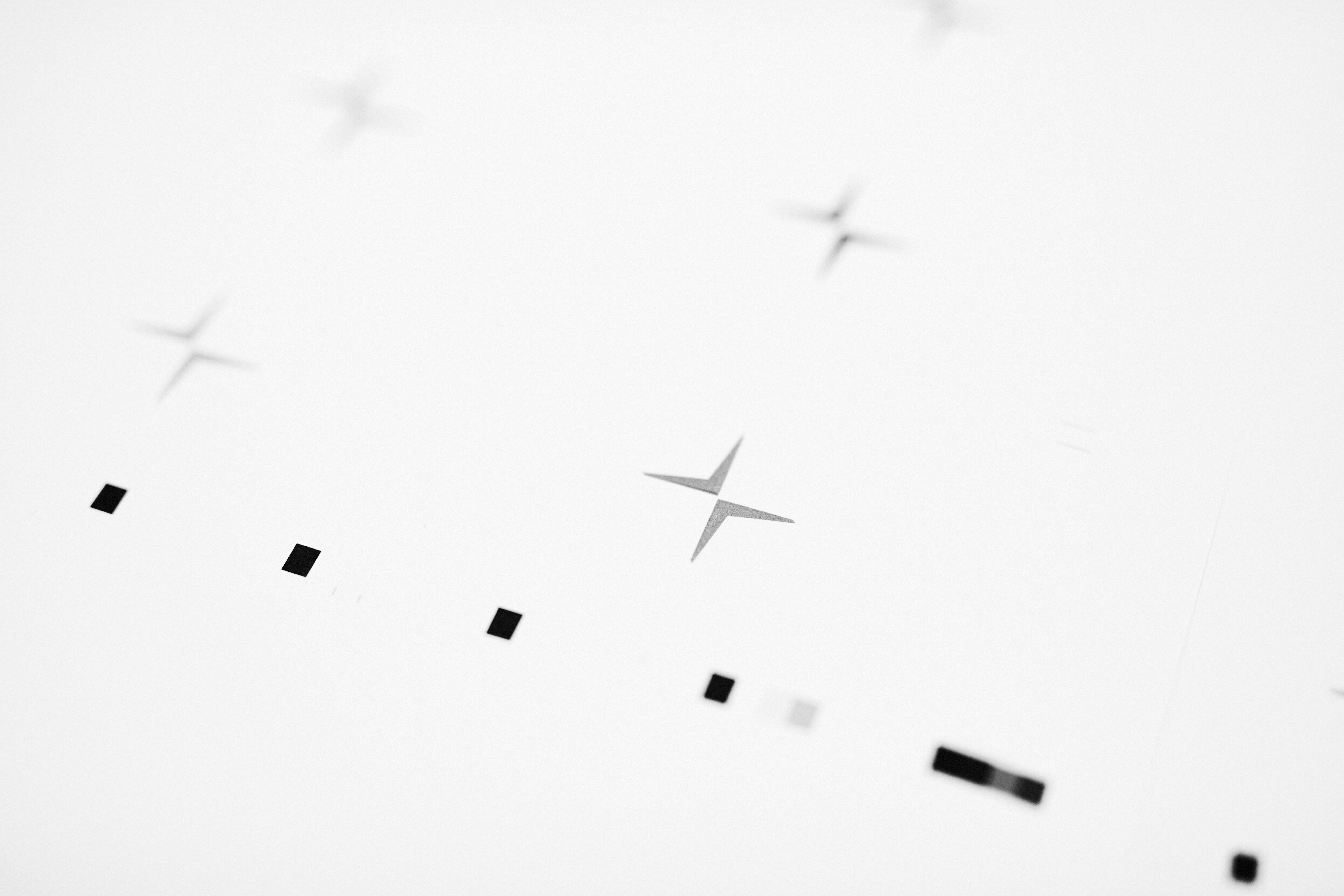 Polestar star and graphic design boards illustrated in its first-party identity journal