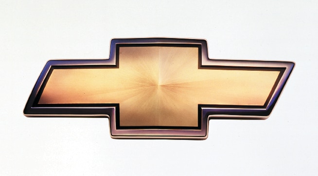 Chevrolet bowtie from 1995, from GM’s historical archive