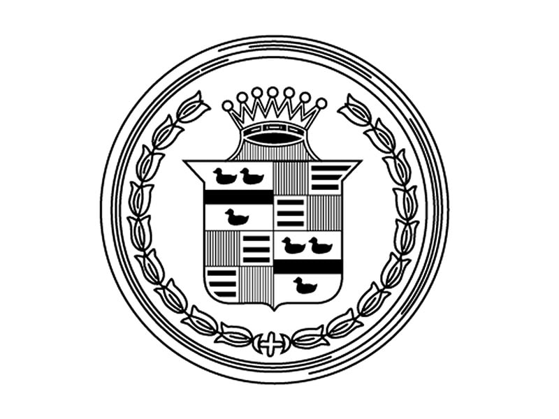 1905 Cadillac emblem from the manufacturer archive