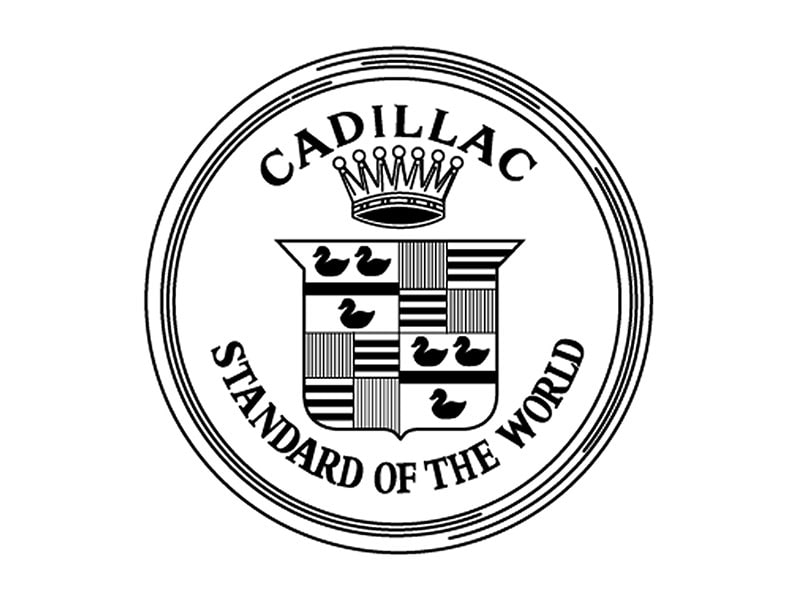 1909 Cadillac emblem from the manufacturer archive